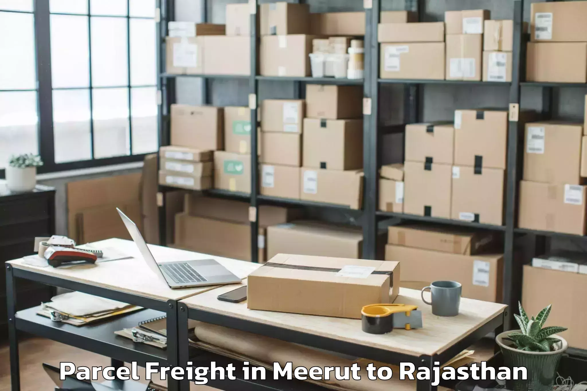 Trusted Meerut to Jasrasar Parcel Freight